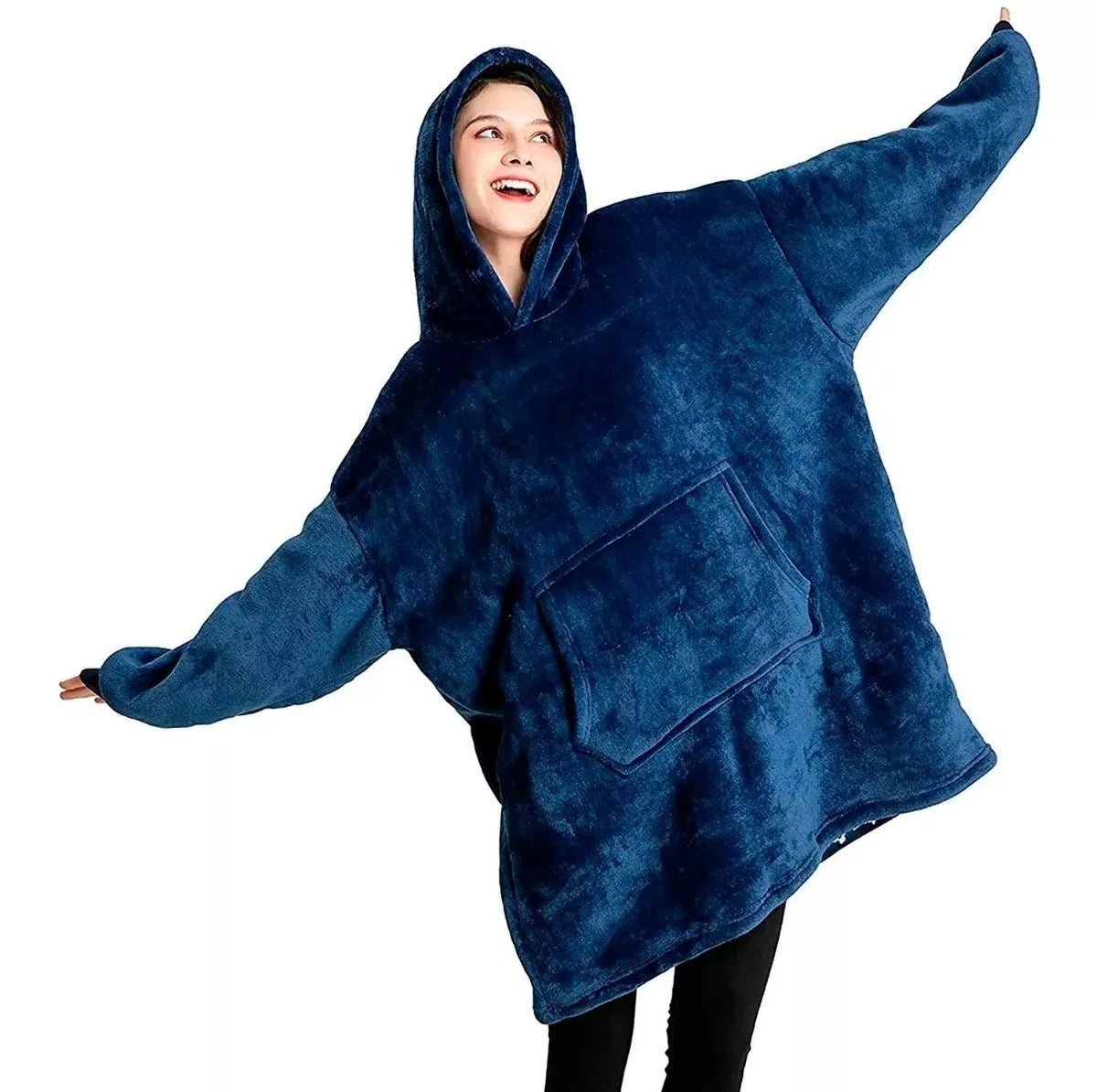 Polerones Felpa Con Capucha oversize